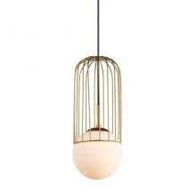 Matty lampa wisząca E27 1x40W złota